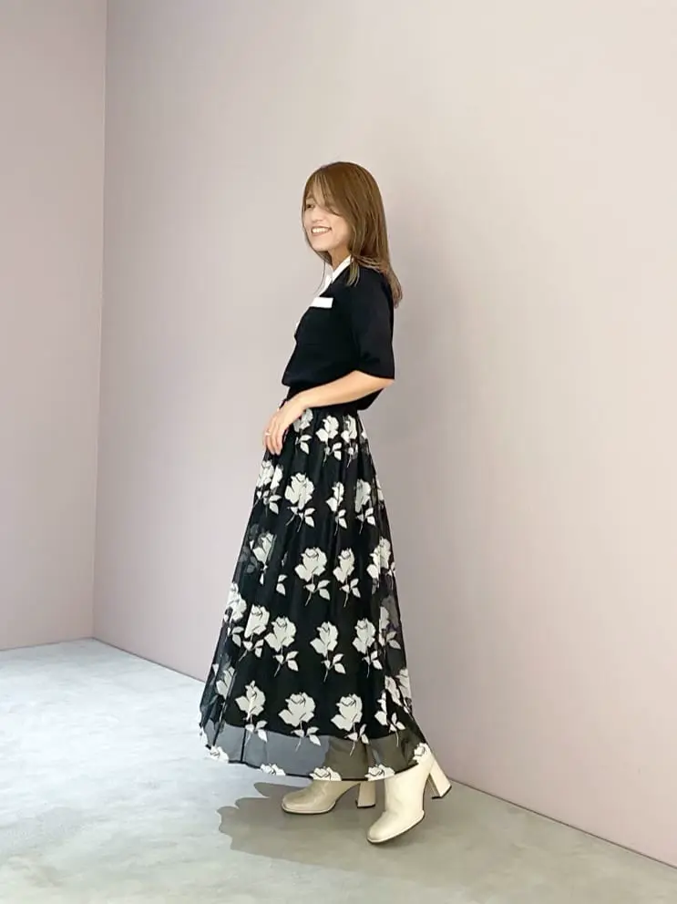 ORIGINATED IN GRACE CONTINENTAL yukimi yonee コーディネート画像