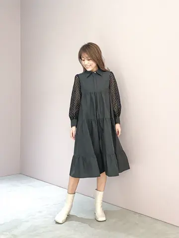 ORIGINATED IN GRACE CONTINENTAL yukimi yonee コーディネート画像