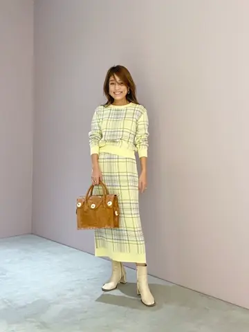 ORIGINATED IN GRACE CONTINENTAL yukimi yonee コーディネート画像