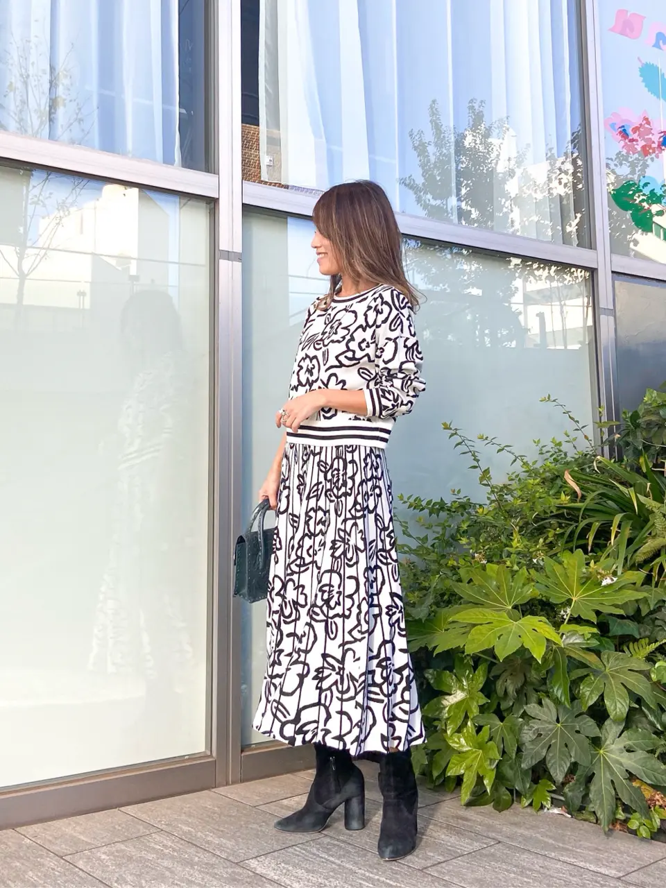 ORIGINATED IN GRACE CONTINENTAL yukimi yonee コーディネート画像