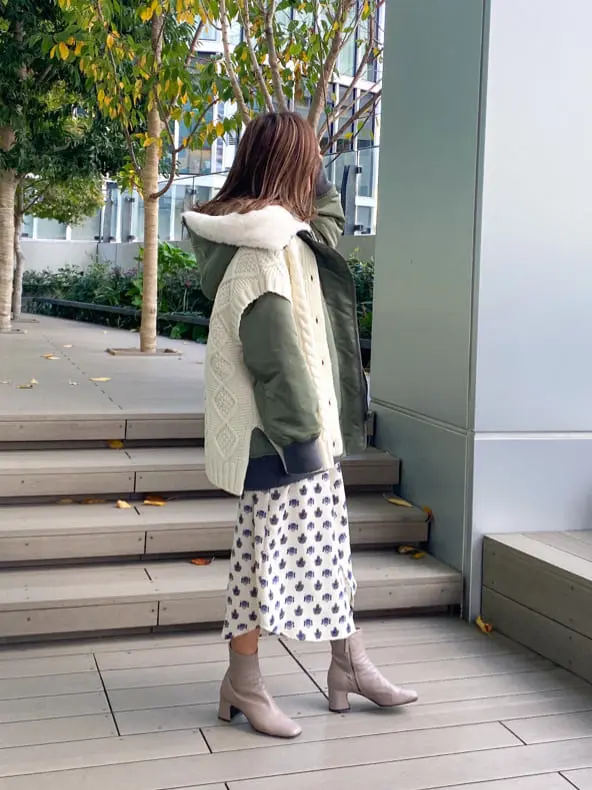 ORIGINATED IN GRACE CONTINENTAL yukimi yonee コーディネート画像