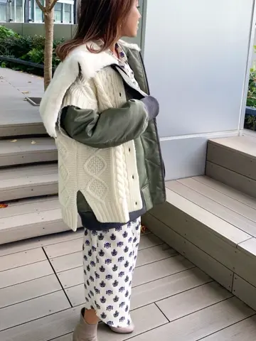 ORIGINATED IN GRACE CONTINENTAL yukimi yonee コーディネート画像