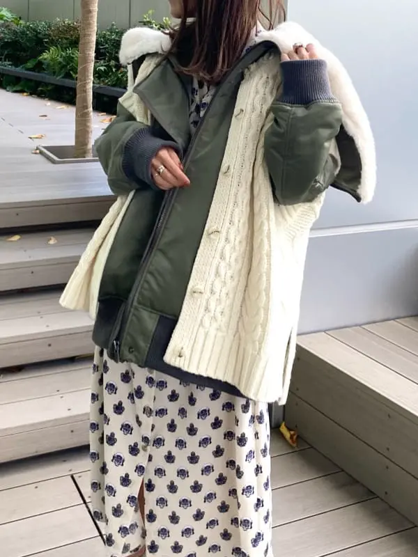 ORIGINATED IN GRACE CONTINENTAL yukimi yonee コーディネート画像