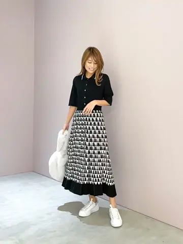 ORIGINATED IN GRACE CONTINENTAL yukimi yonee コーディネート画像