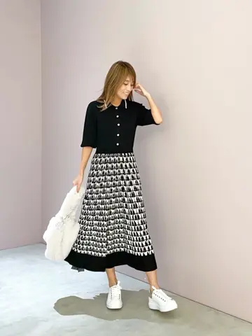 ORIGINATED IN GRACE CONTINENTAL yukimi yonee コーディネート画像