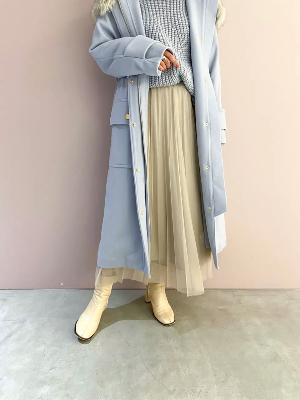 ORIGINATED IN GRACE CONTINENTAL yukimi yonee コーディネート画像