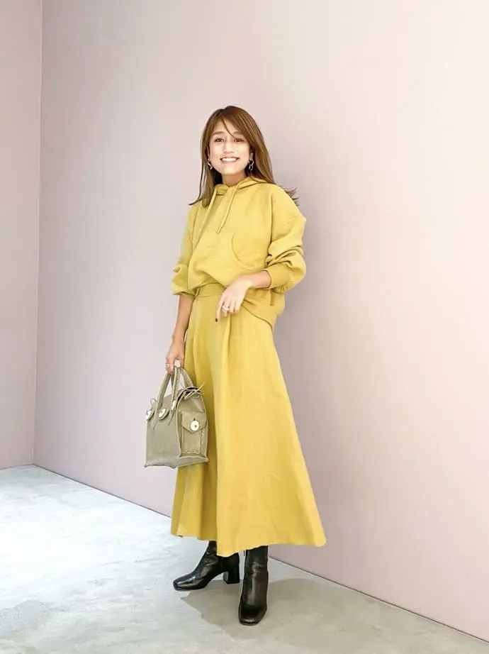 ORIGINATED IN GRACE CONTINENTAL yukimi yonee コーディネート画像