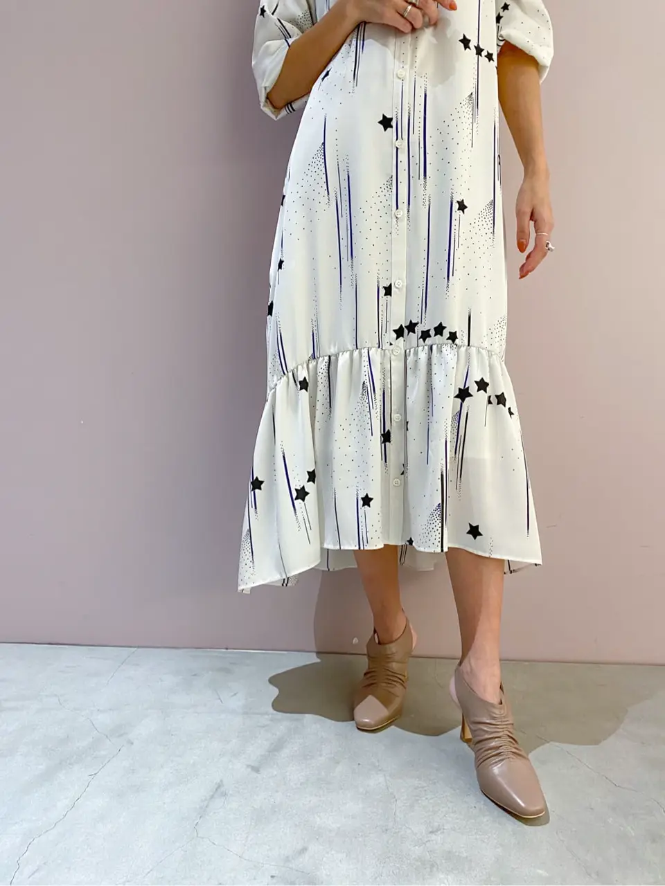 ORIGINATED IN GRACE CONTINENTAL yukimi yonee コーディネート画像