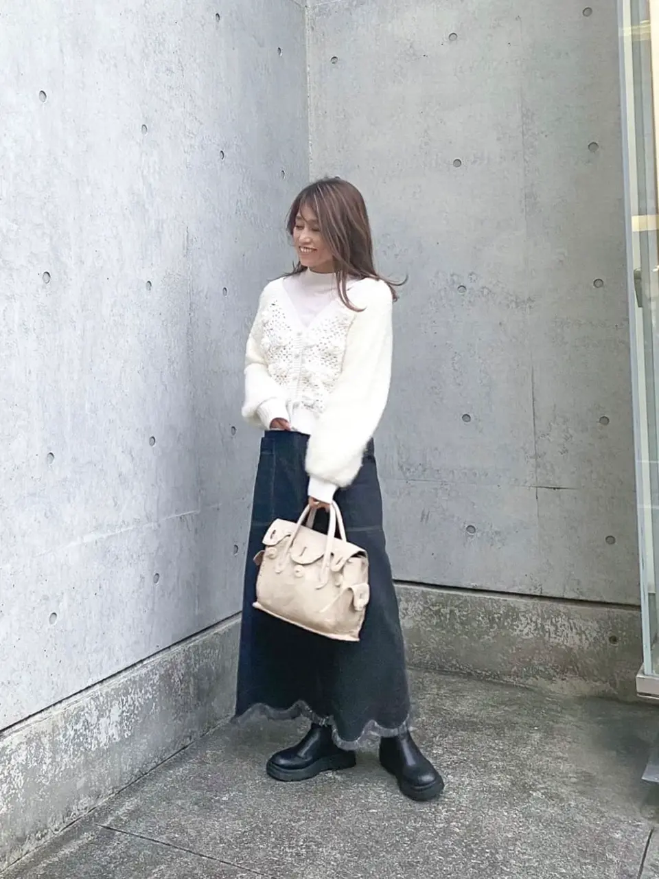 ORIGINATED IN GRACE CONTINENTAL yukimi yonee コーディネート画像