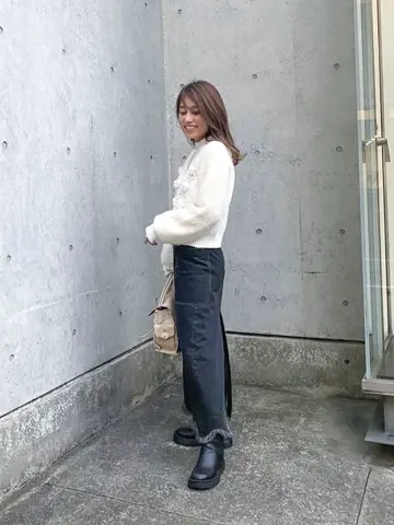 ORIGINATED IN GRACE CONTINENTAL yukimi yonee コーディネート画像