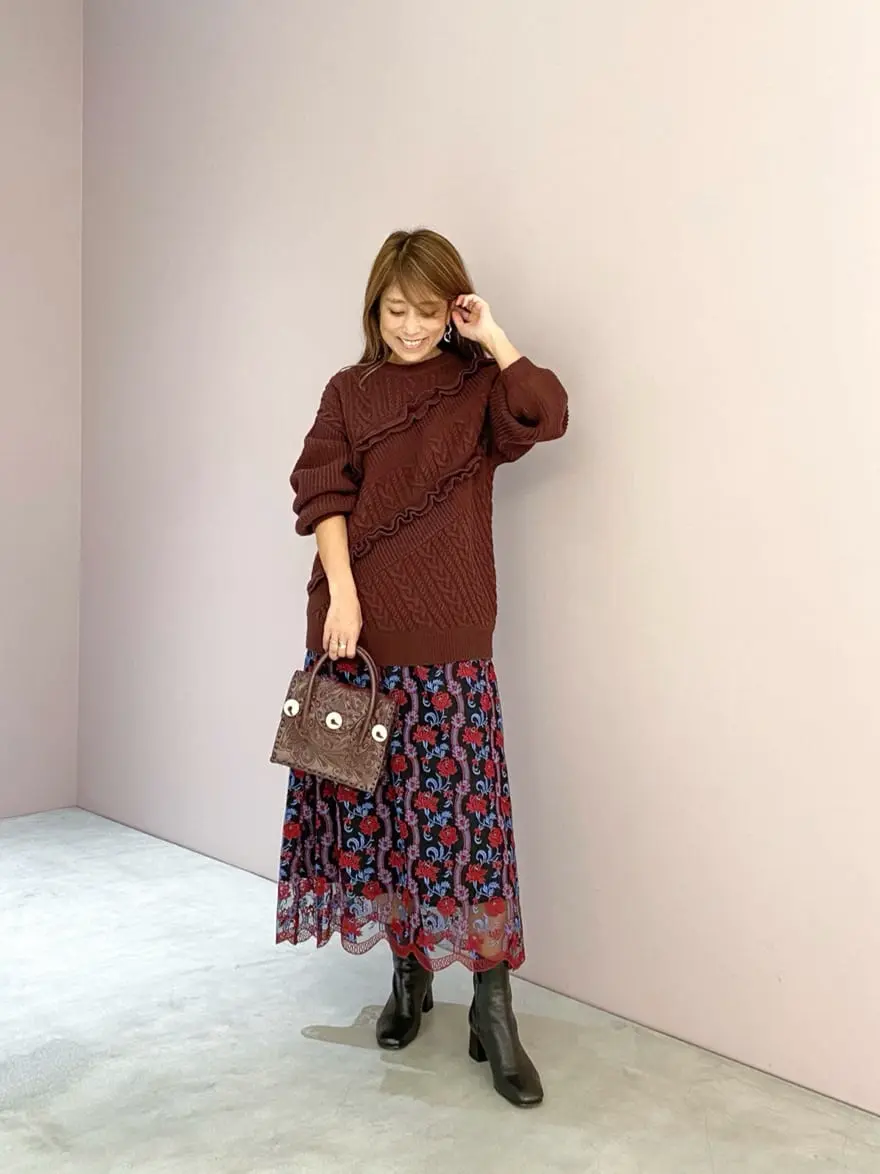 ORIGINATED IN GRACE CONTINENTAL yukimi yonee コーディネート画像