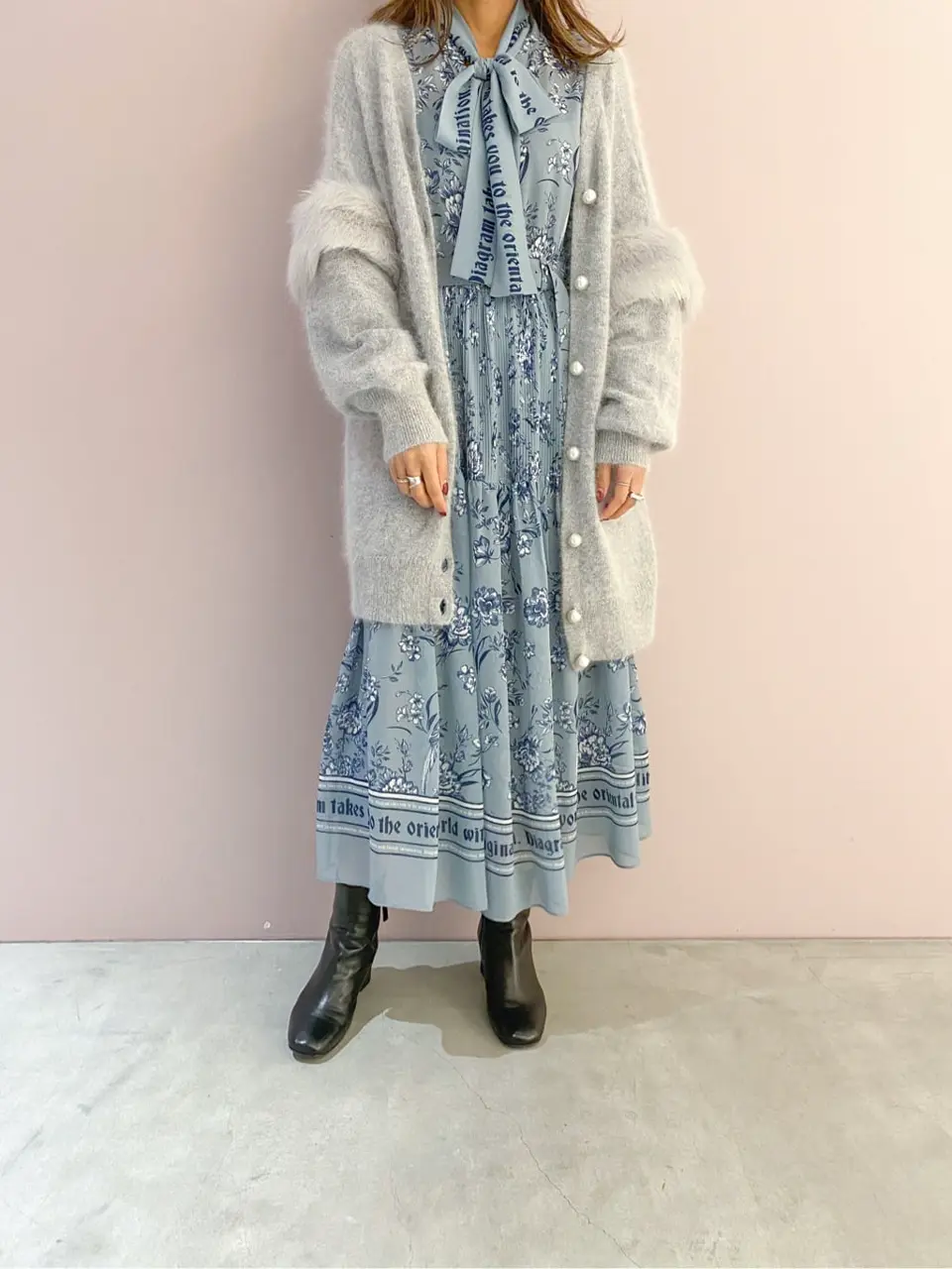 ORIGINATED IN GRACE CONTINENTAL yukimi yonee コーディネート画像