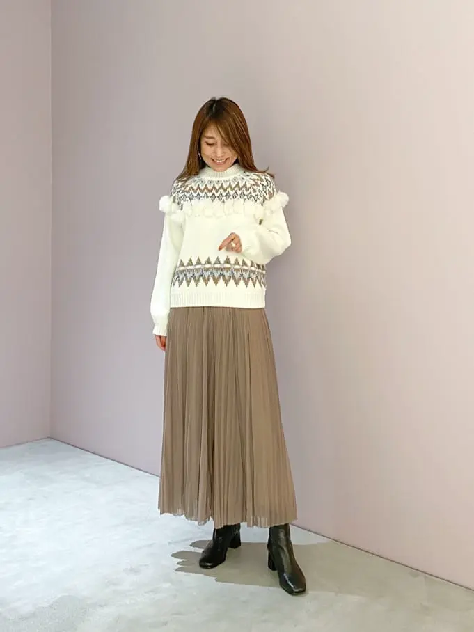 ORIGINATED IN GRACE CONTINENTAL yukimi yonee コーディネート画像