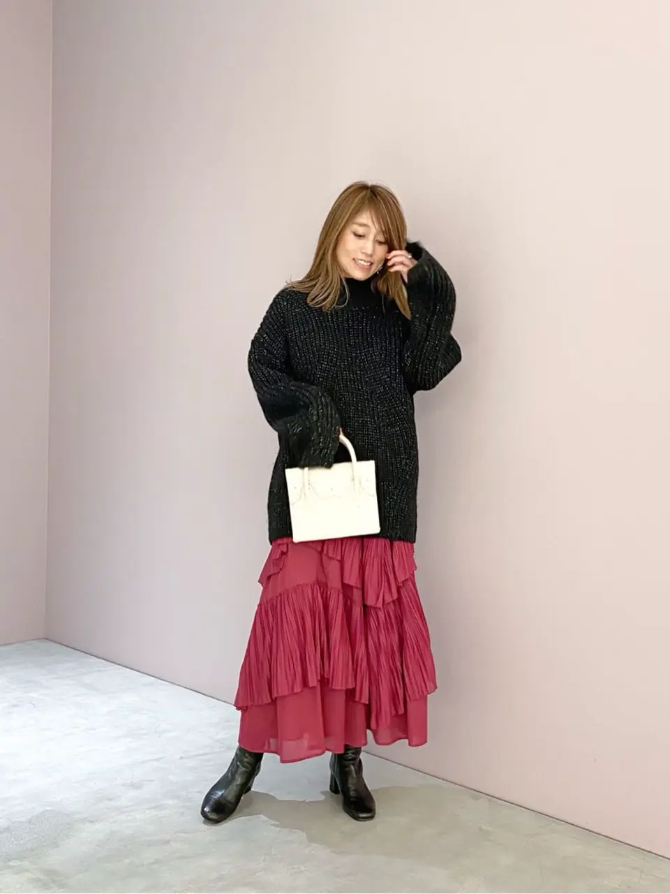 ORIGINATED IN GRACE CONTINENTAL yukimi yonee コーディネート画像