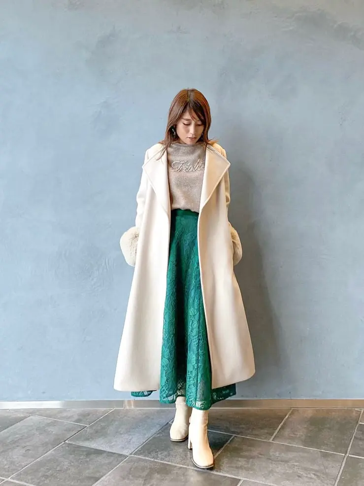 ORIGINATED IN GRACE CONTINENTAL yukimi yonee コーディネート画像