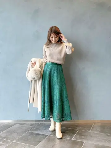 ORIGINATED IN GRACE CONTINENTAL yukimi yonee コーディネート画像