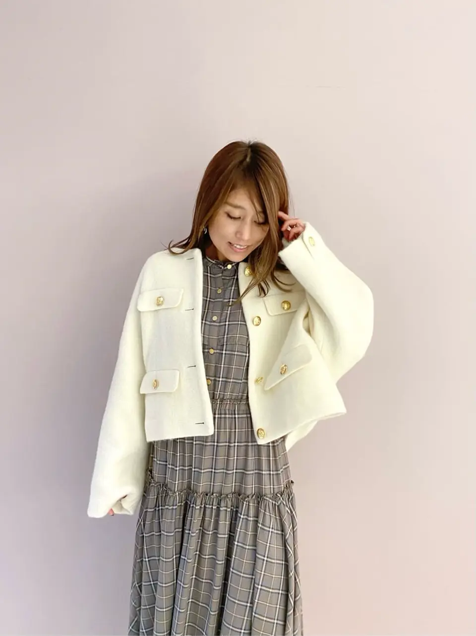 ORIGINATED IN GRACE CONTINENTAL yukimi yonee コーディネート画像