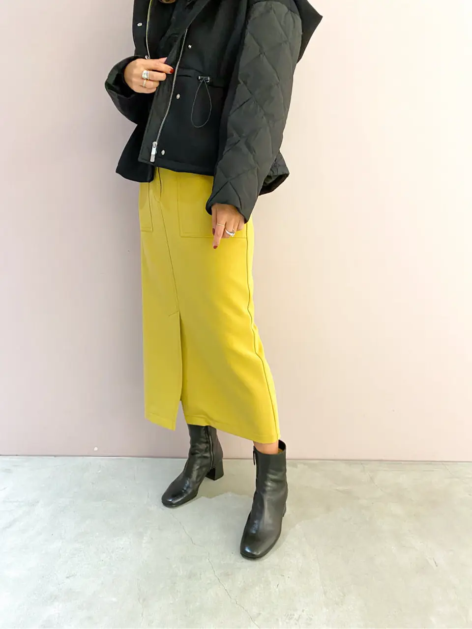 ORIGINATED IN GRACE CONTINENTAL yukimi yonee コーディネート画像