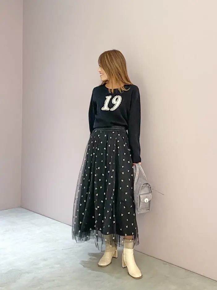 ORIGINATED IN GRACE CONTINENTAL yukimi yonee コーディネート画像