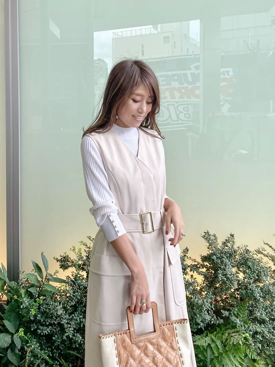 ORIGINATED IN GRACE CONTINENTAL yukimi yonee コーディネート画像