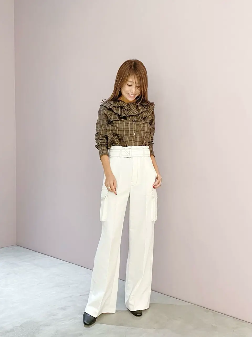 ORIGINATED IN GRACE CONTINENTAL yukimi yonee コーディネート画像