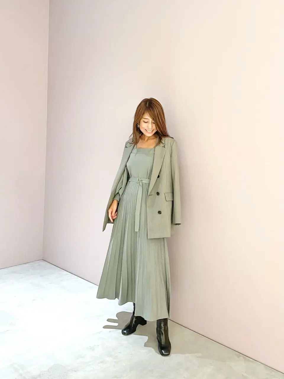 ORIGINATED IN GRACE CONTINENTAL yukimi yonee コーディネート画像