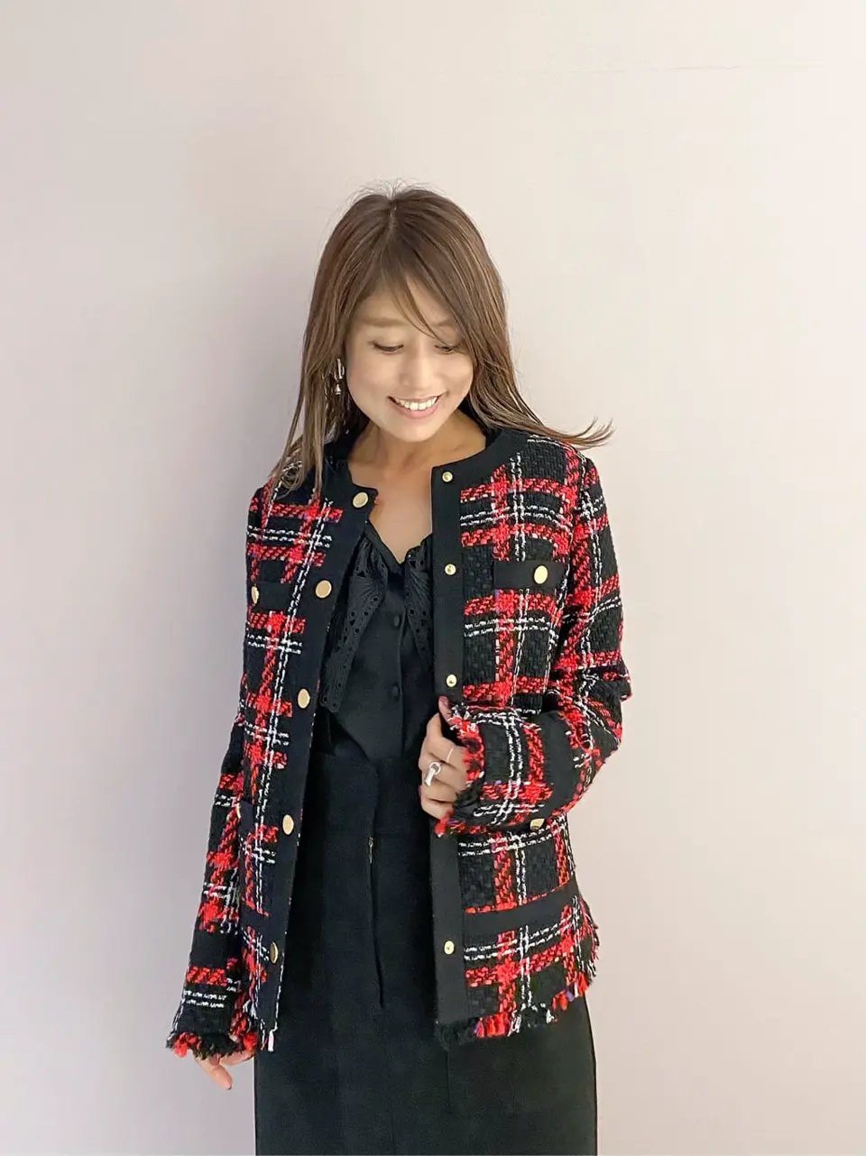 ORIGINATED IN GRACE CONTINENTAL yukimi yonee コーディネート画像