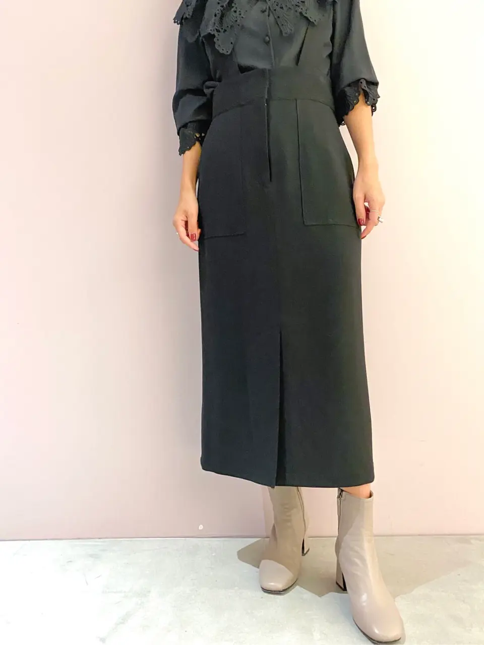 ORIGINATED IN GRACE CONTINENTAL yukimi yonee コーディネート画像