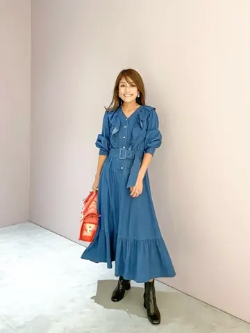 ORIGINATED IN GRACE CONTINENTAL yukimi yonee コーディネート画像