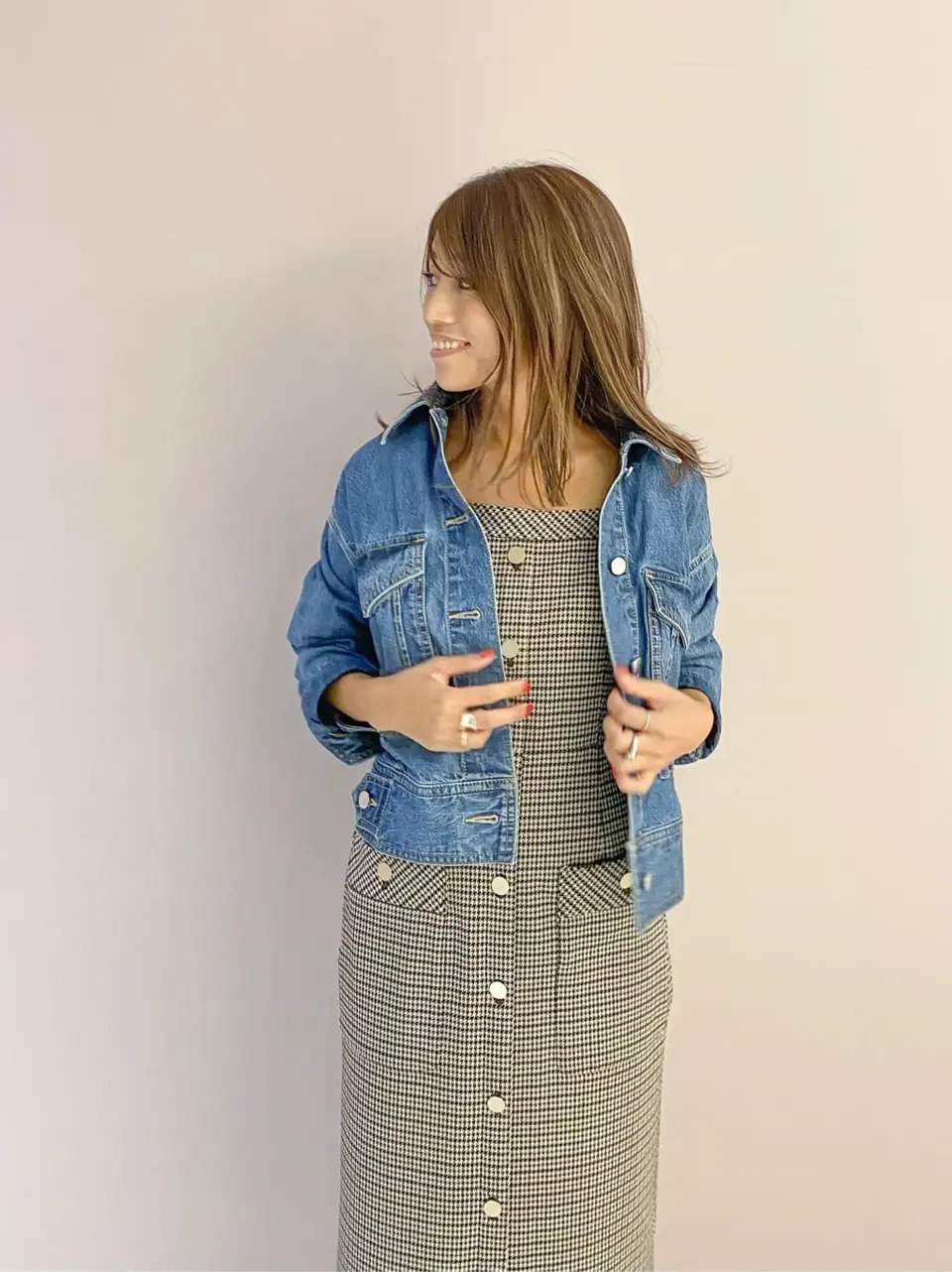 ORIGINATED IN GRACE CONTINENTAL yukimi yonee コーディネート画像