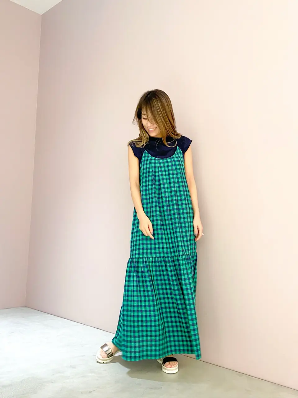 ORIGINATED IN GRACE CONTINENTAL yukimi yonee コーディネート画像