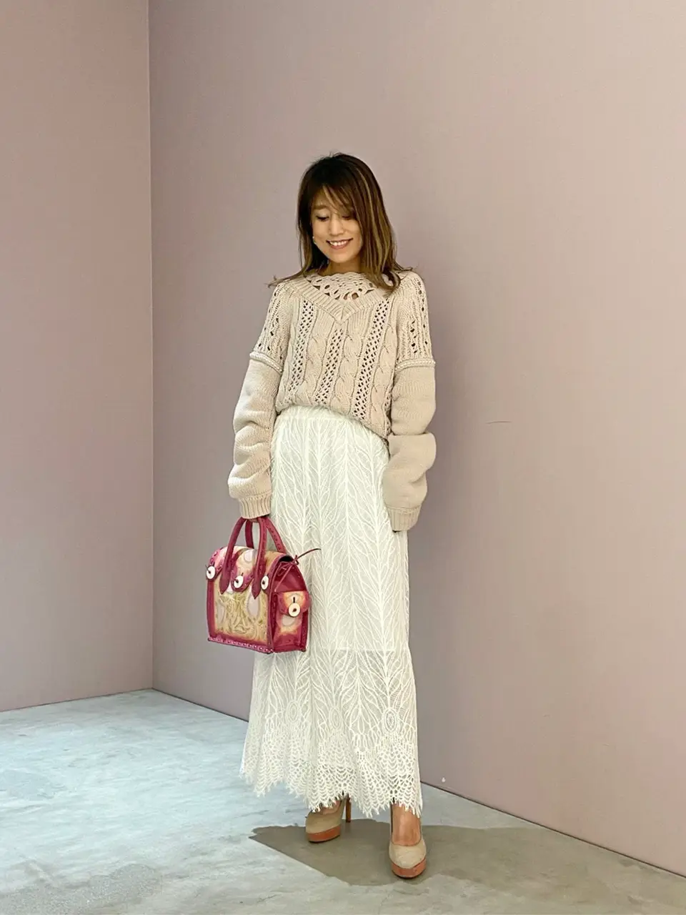 ORIGINATED IN GRACE CONTINENTAL yukimi yonee コーディネート画像