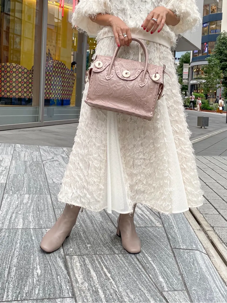 ORIGINATED IN GRACE CONTINENTAL yukimi yonee コーディネート画像