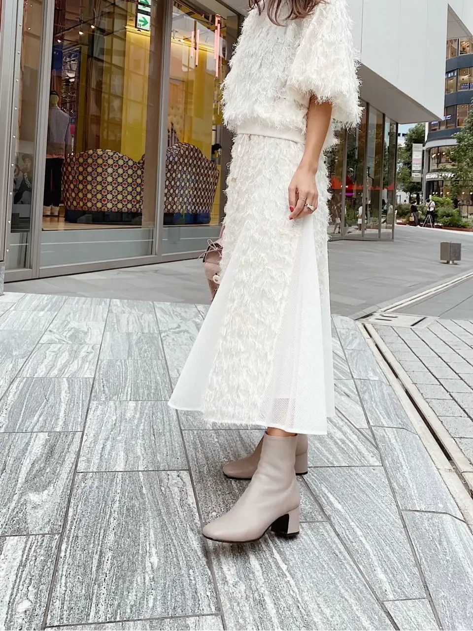 ORIGINATED IN GRACE CONTINENTAL yukimi yonee コーディネート画像