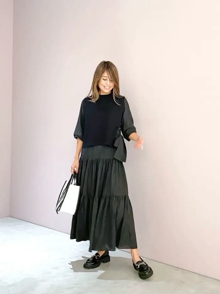 ORIGINATED IN GRACE CONTINENTAL yukimi yonee コーディネート画像