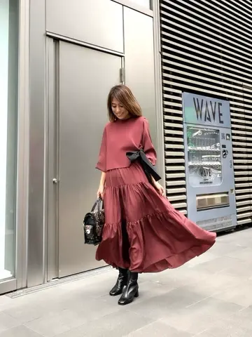 ORIGINATED IN GRACE CONTINENTAL yukimi yonee コーディネート画像