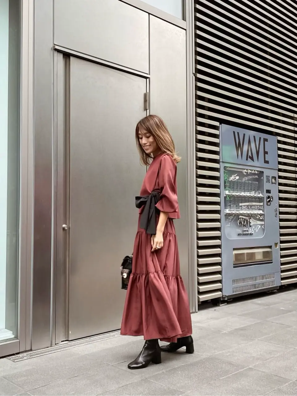 ORIGINATED IN GRACE CONTINENTAL yukimi yonee コーディネート画像