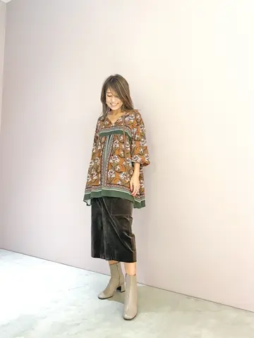 ORIGINATED IN GRACE CONTINENTAL yukimi yonee コーディネート画像