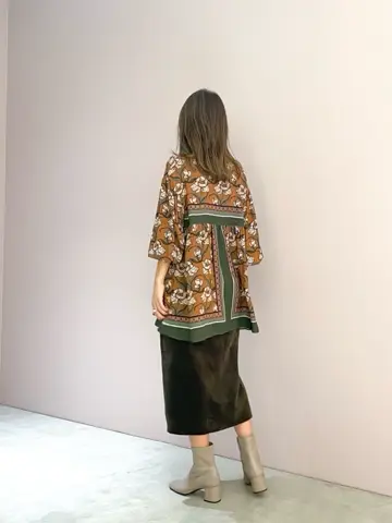 ORIGINATED IN GRACE CONTINENTAL yukimi yonee コーディネート画像