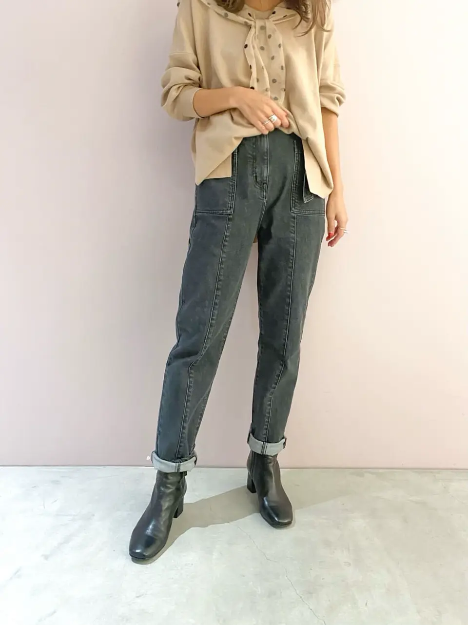 ORIGINATED IN GRACE CONTINENTAL yukimi yonee コーディネート画像