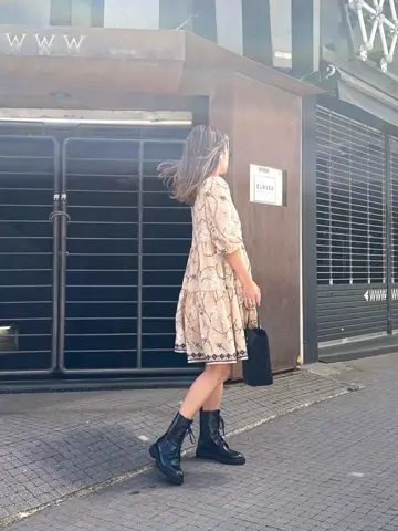 ORIGINATED IN GRACE CONTINENTAL yukimi yonee コーディネート画像