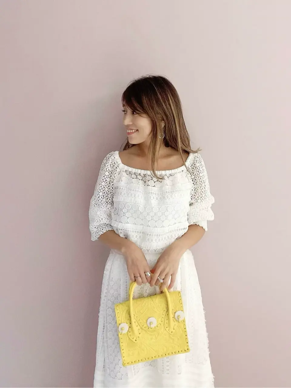 ORIGINATED IN GRACE CONTINENTAL yukimi yonee コーディネート画像