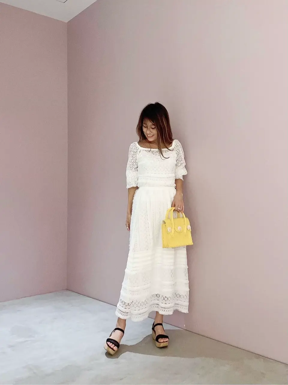 ORIGINATED IN GRACE CONTINENTAL yukimi yonee コーディネート画像