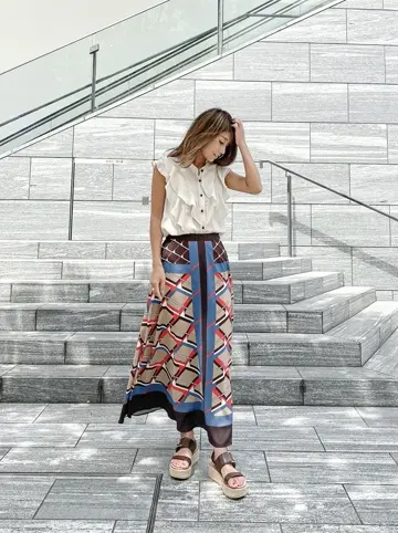 ORIGINATED IN GRACE CONTINENTAL yukimi yonee コーディネート画像