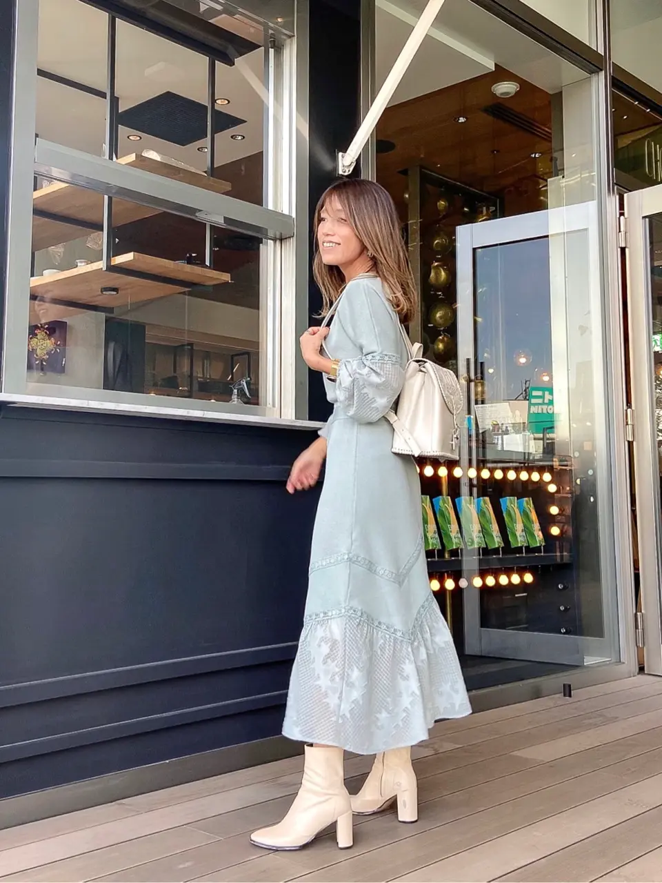 ORIGINATED IN GRACE CONTINENTAL yukimi yonee コーディネート画像