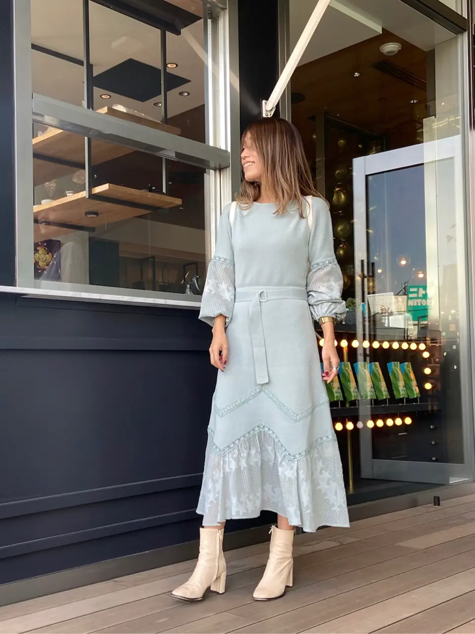 ORIGINATED IN GRACE CONTINENTAL yukimi yonee コーディネート画像