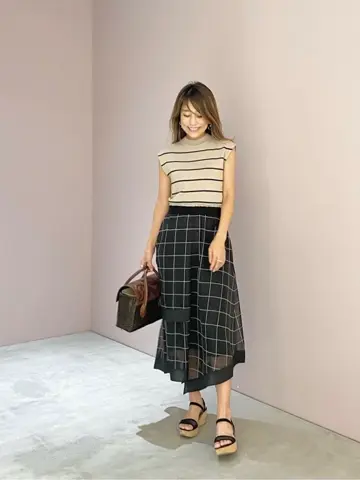 ORIGINATED IN GRACE CONTINENTAL yukimi yonee コーディネート画像