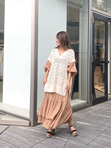 ORIGINATED IN GRACE CONTINENTAL yukimi yonee コーディネート画像