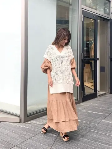 ORIGINATED IN GRACE CONTINENTAL yukimi yonee コーディネート画像