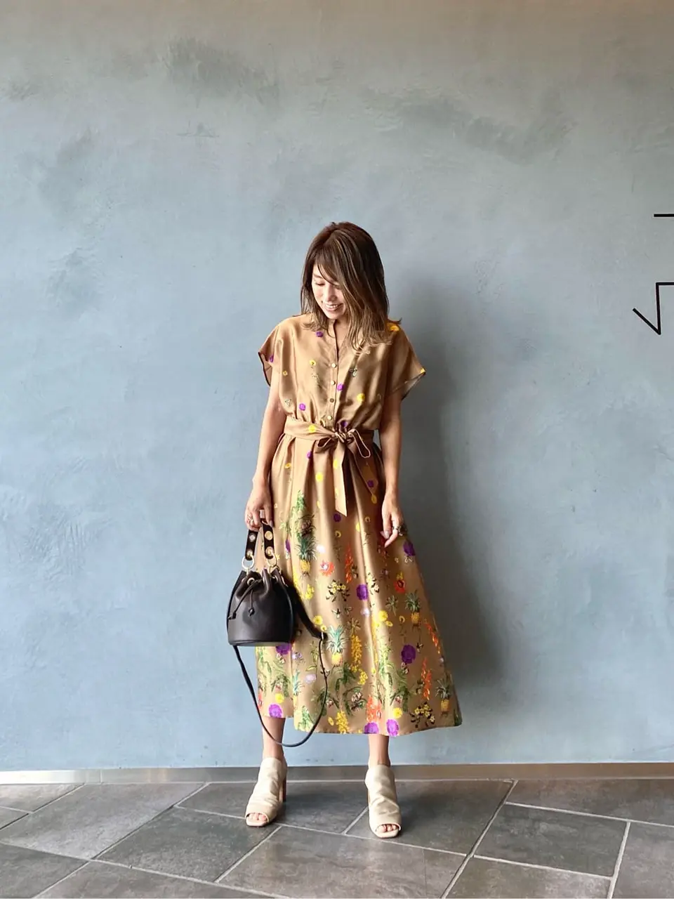 ORIGINATED IN GRACE CONTINENTAL yukimi yonee コーディネート画像